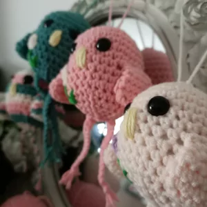 Hanging birds crochet kit