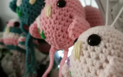 Hanging birds crochet kit