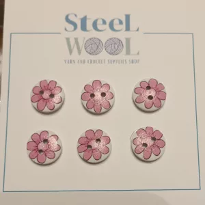Flower buttons