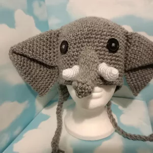 Elephant hat crochet pattern