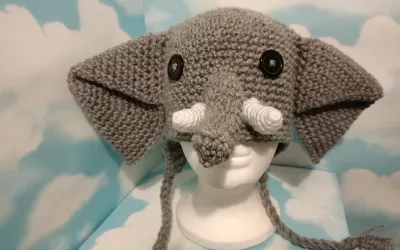 Elephant hat crochet pattern