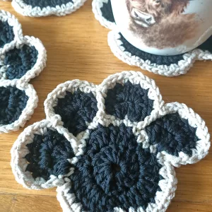 Paw print coaster kit