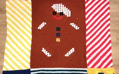 Gingerbreadman blanket pattern