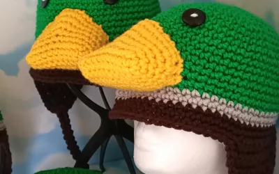 Duck hat crochet kit