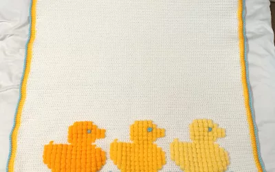 Duck blanket crochet pattern