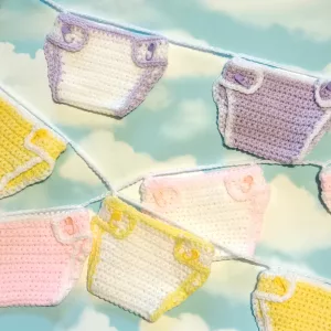 Nappy Bunting Crochet kit